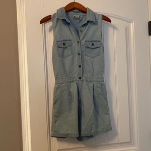 Denim romper